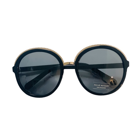 LA VITA by Prive Revaux “Gianna” Sunglasses - Black / Gold - NEW - Picture 6 of 6